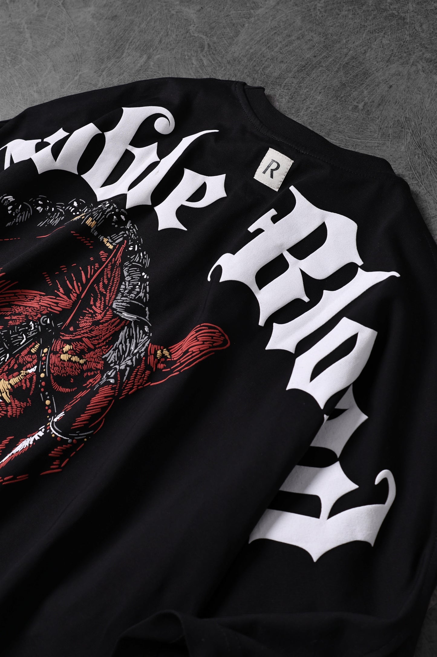 BLACK HORSE T-SHIRT OVERSIZE