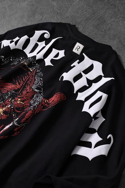 BLACK HORSE T-SHIRT OVERSIZE